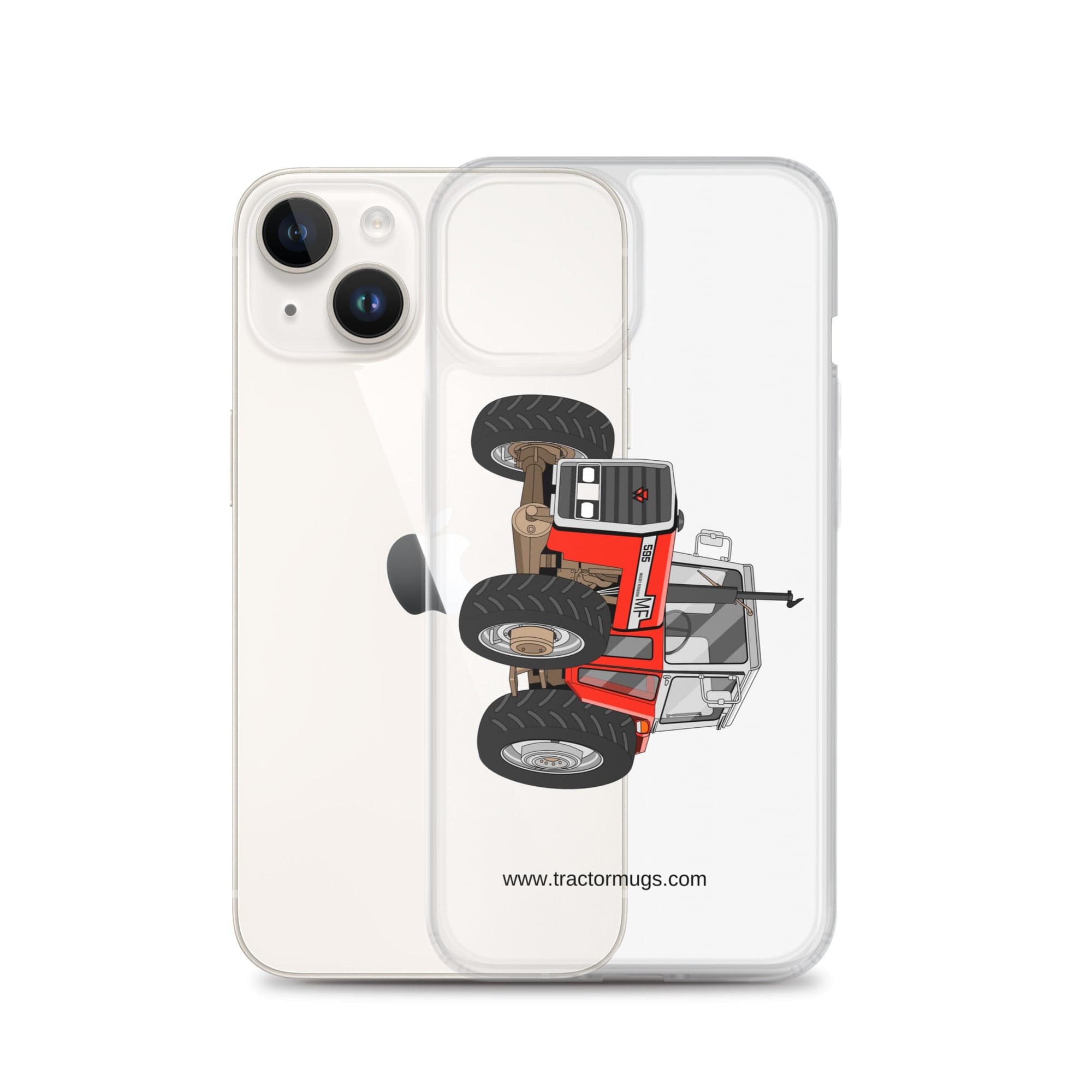The Tractor Mugs Store Massey 595 | Clear Case for iPhone® Quality Farmers Merch