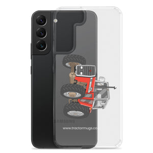 The Tractor Mugs Store Massey 595 | Clear Case for Samsung® Quality Farmers Merch