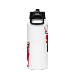 The Tractor Mugs Store Massey 760 Combine Harvester | Stainless Steel Water Bottle Quality Farmers Merch