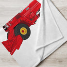 The Tractor Mugs Store Massey 760 Combine Harvester | Throw Blanket Quality Farmers Merch