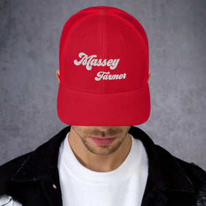 The Tractor Mugs Store Massey Farmer | Retro 70's Trucker Cap Quality Farmers Merch