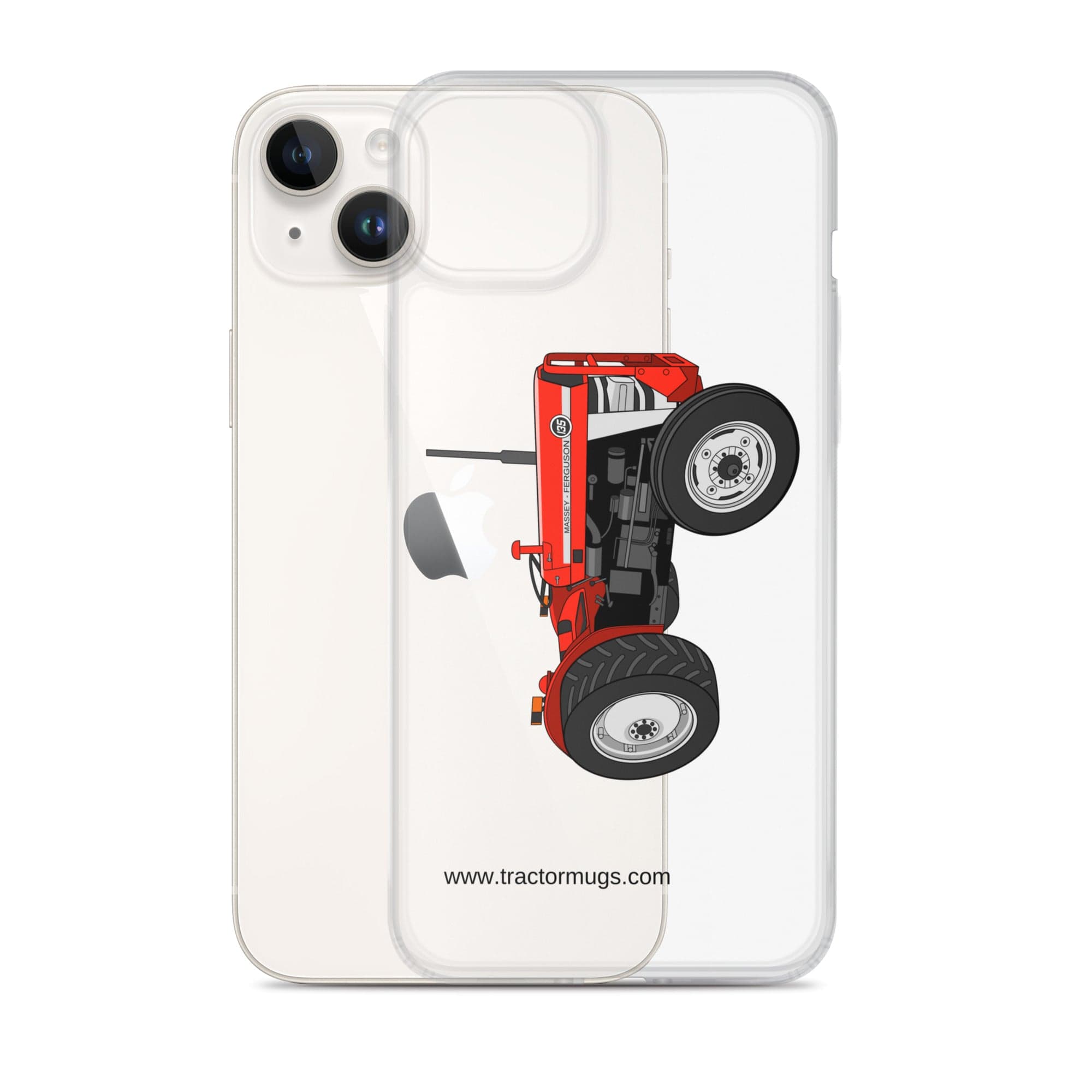 The Tractor Mugs Store Massey Ferguson 135  |  Clear Case for iPhone® Quality Farmers Merch