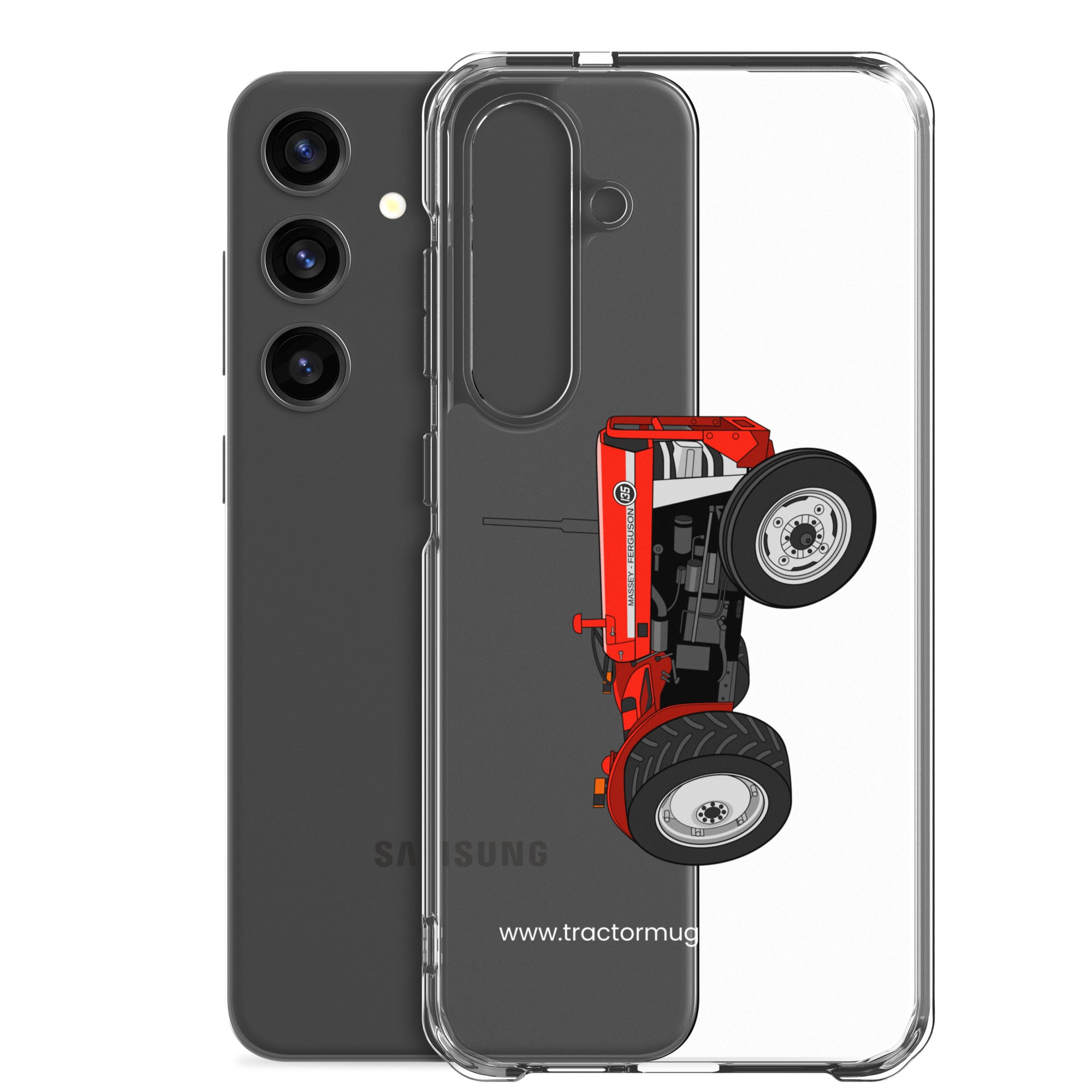 The Tractor Mugs Store Massey Ferguson 135  |  Clear Case for Samsung® Quality Farmers Merch