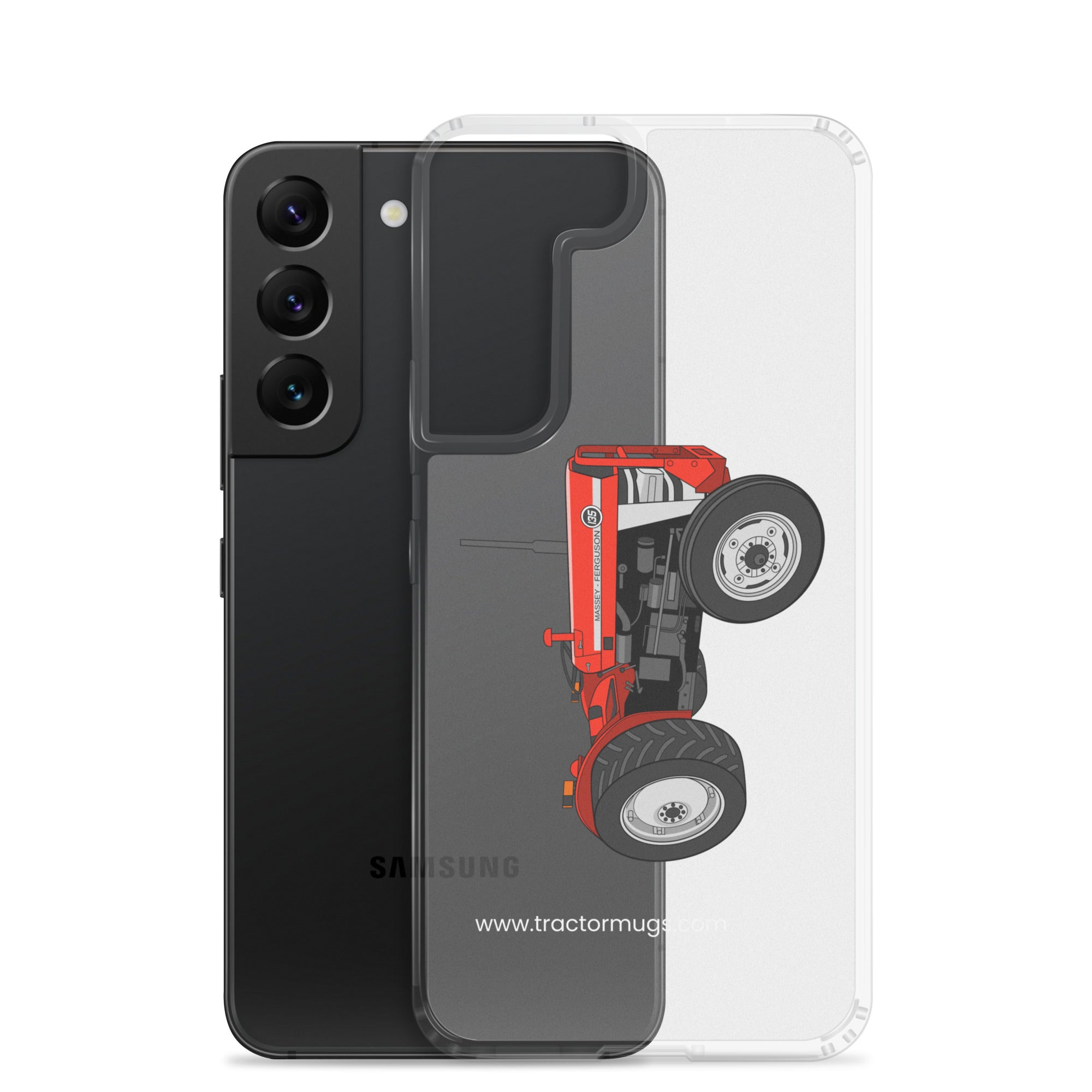 The Tractor Mugs Store Massey Ferguson 135  |  Clear Case for Samsung® Quality Farmers Merch