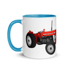 The Tractor Mugs Store Massey Ferguson 135 | Mug with Color Inside Quality Farmers Merch