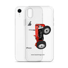 The Tractor Mugs Store Massey Ferguson 135 with cab  |  Clear Case for iPhone® Quality Farmers Merch