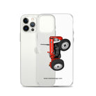 The Tractor Mugs Store Massey Ferguson 135 with cab  |  Clear Case for iPhone® Quality Farmers Merch