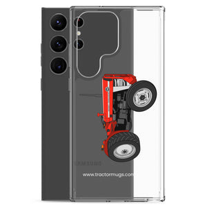 The Tractor Mugs Store Massey Ferguson 135 with cab  | Clear Case for Samsung® Quality Farmers Merch