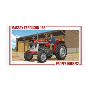 The Tractor Mugs Store Massey Ferguson 165 PROPER HORSES! | Super Soft Towel Quality Farmers Merch