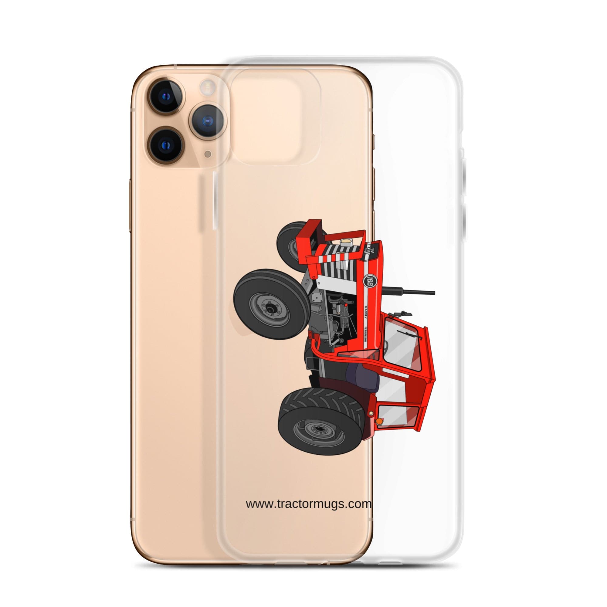 The Tractor Mugs Store Massey Ferguson 168 |  Clear Case for iPhone® Quality Farmers Merch