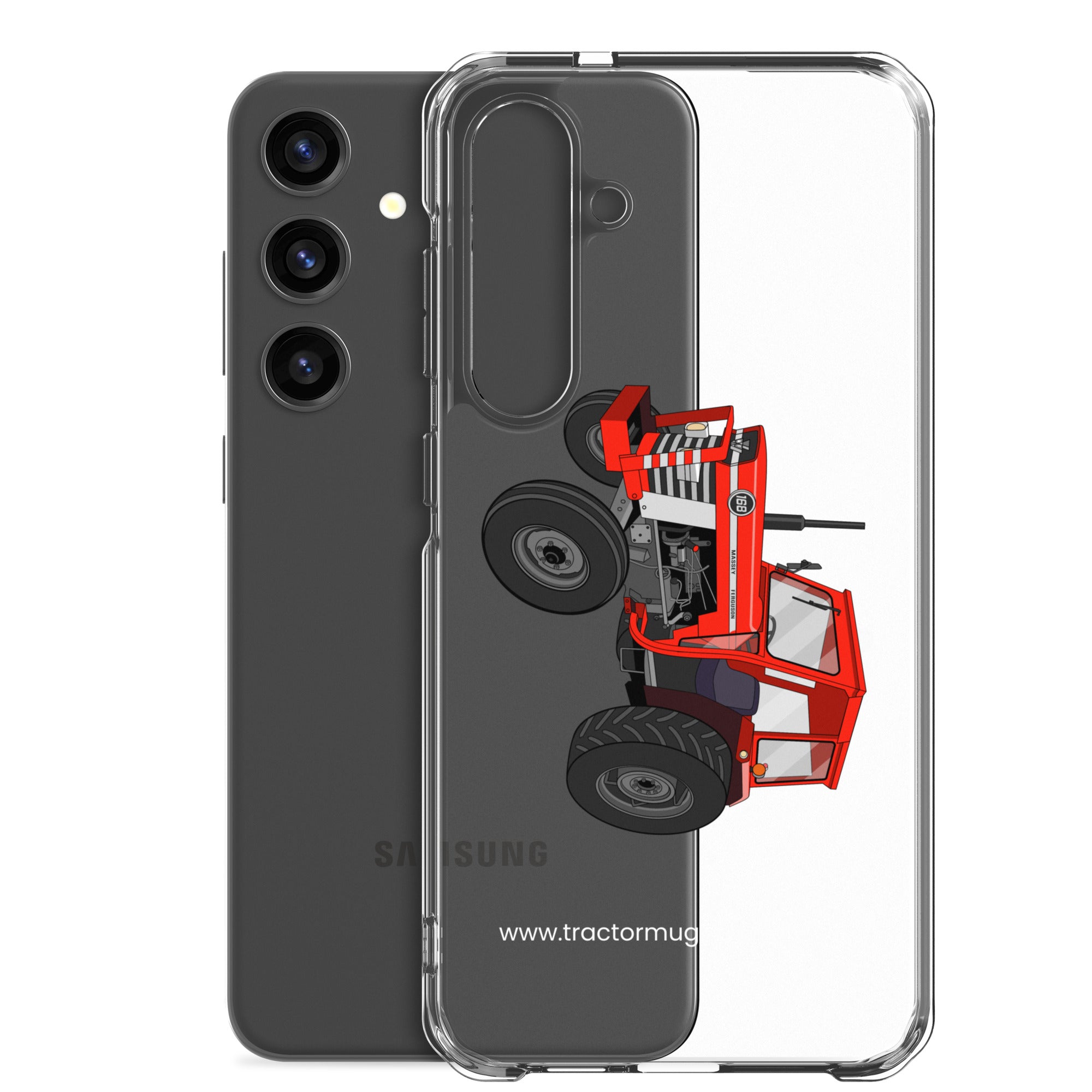 The Tractor Mugs Store Massey Ferguson 168   |  Clear Case for Samsung® Quality Farmers Merch