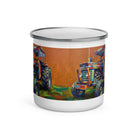 The Tractor Mugs Store Massey Ferguson 168 | Splash Art Enamel Mug Quality Farmers Merch