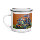 The Tractor Mugs Store Massey Ferguson 168 | Splash Art Enamel Mug Quality Farmers Merch