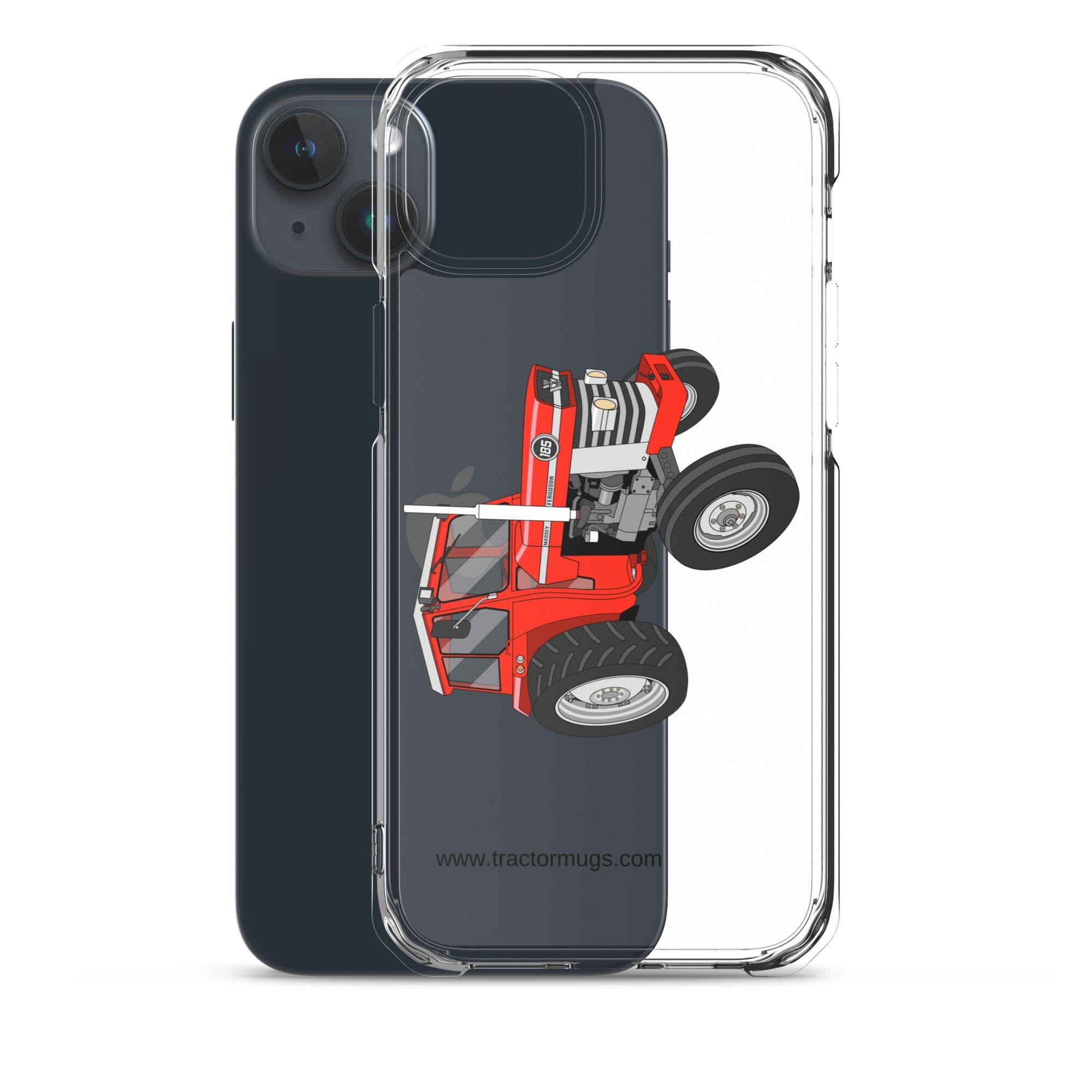 The Tractor Mugs Store Massey Ferguson 185  |  Clear Case for iPhone® Quality Farmers Merch
