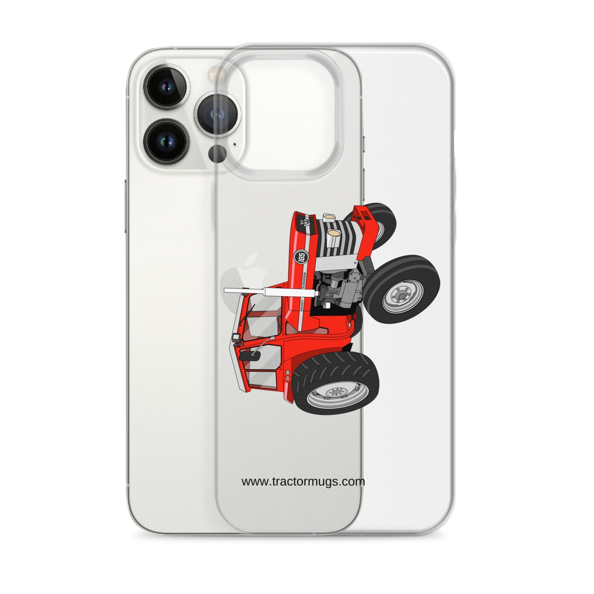 The Tractor Mugs Store Massey Ferguson 185  |  Clear Case for iPhone® Quality Farmers Merch