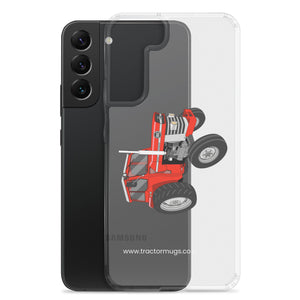 The Tractor Mugs Store Massey Ferguson 185  |  Clear Case for Samsung® Quality Farmers Merch