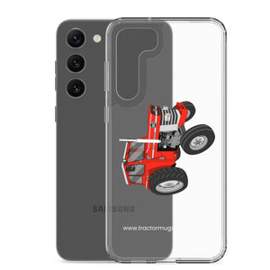 The Tractor Mugs Store Massey Ferguson 185  |  Clear Case for Samsung® Quality Farmers Merch