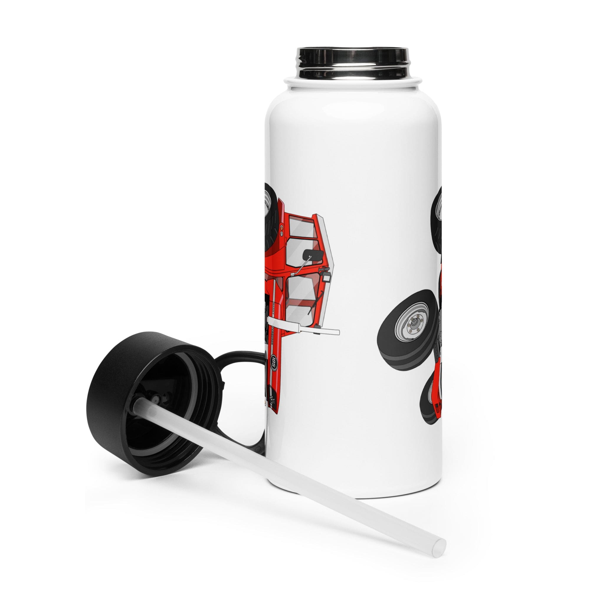The Tractor Mugs Store Massey Ferguson 185  | Stainless Steel Water Bottle Quality Farmers Merch