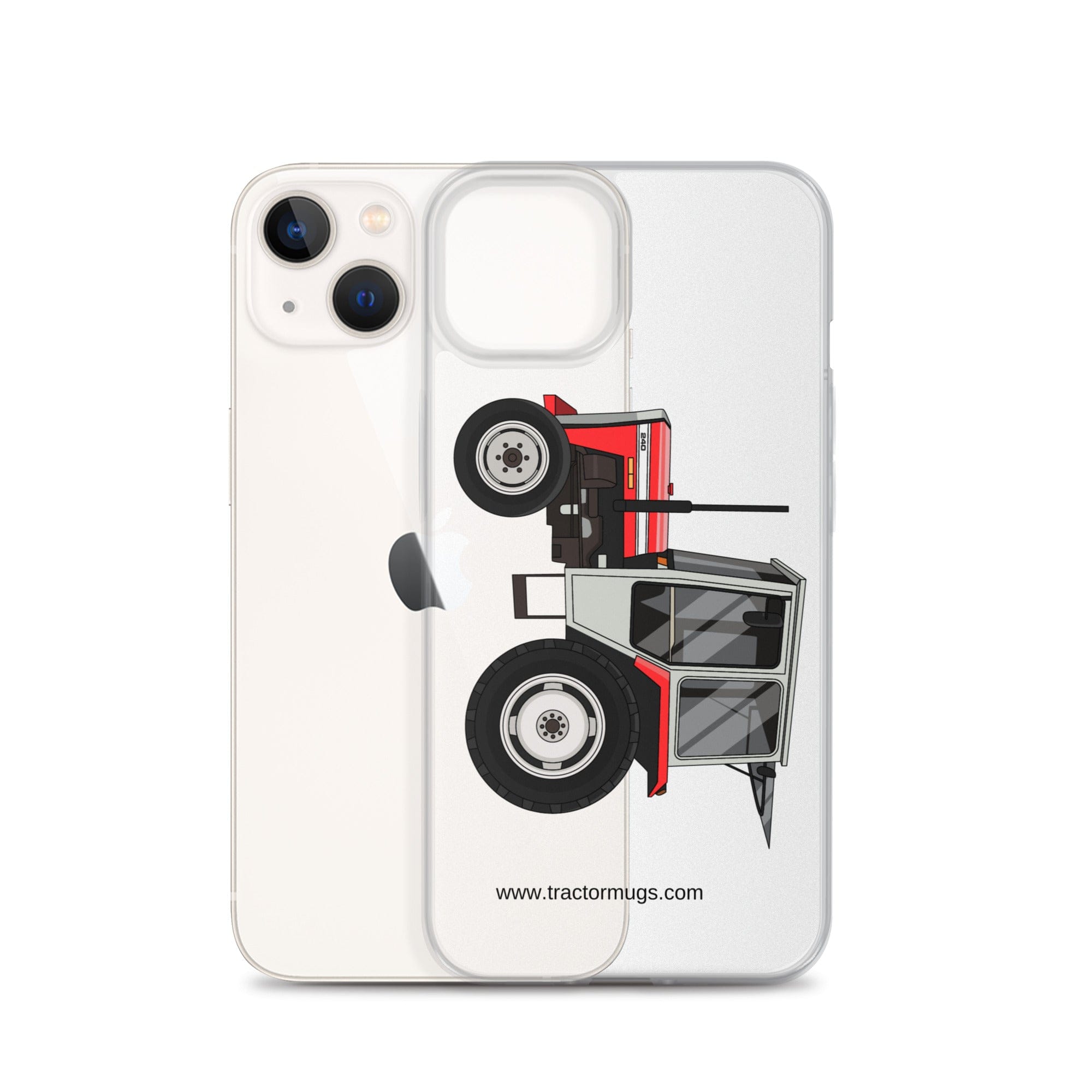 The Tractor Mugs Store Massey Ferguson 240 | Clear Case for iPhone® Quality Farmers Merch