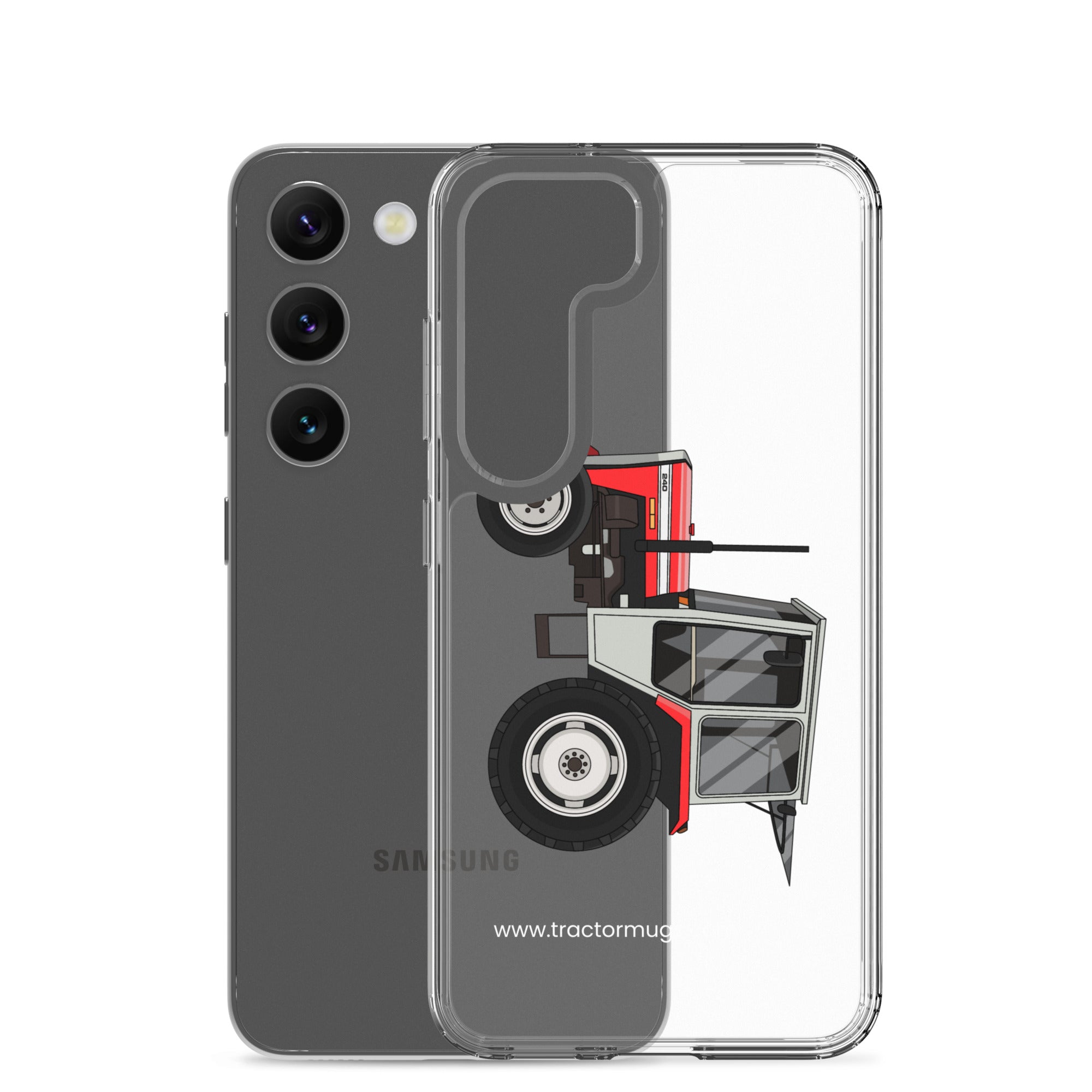The Tractor Mugs Store Massey Ferguson 240 | Clear Case for Samsung® Quality Farmers Merch