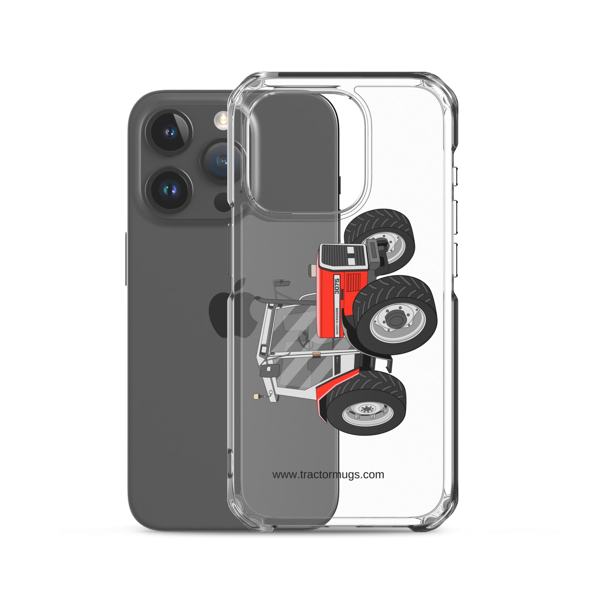 The Tractor Mugs Store Massey Ferguson 3075 |  Clear Case for iPhone® Quality Farmers Merch