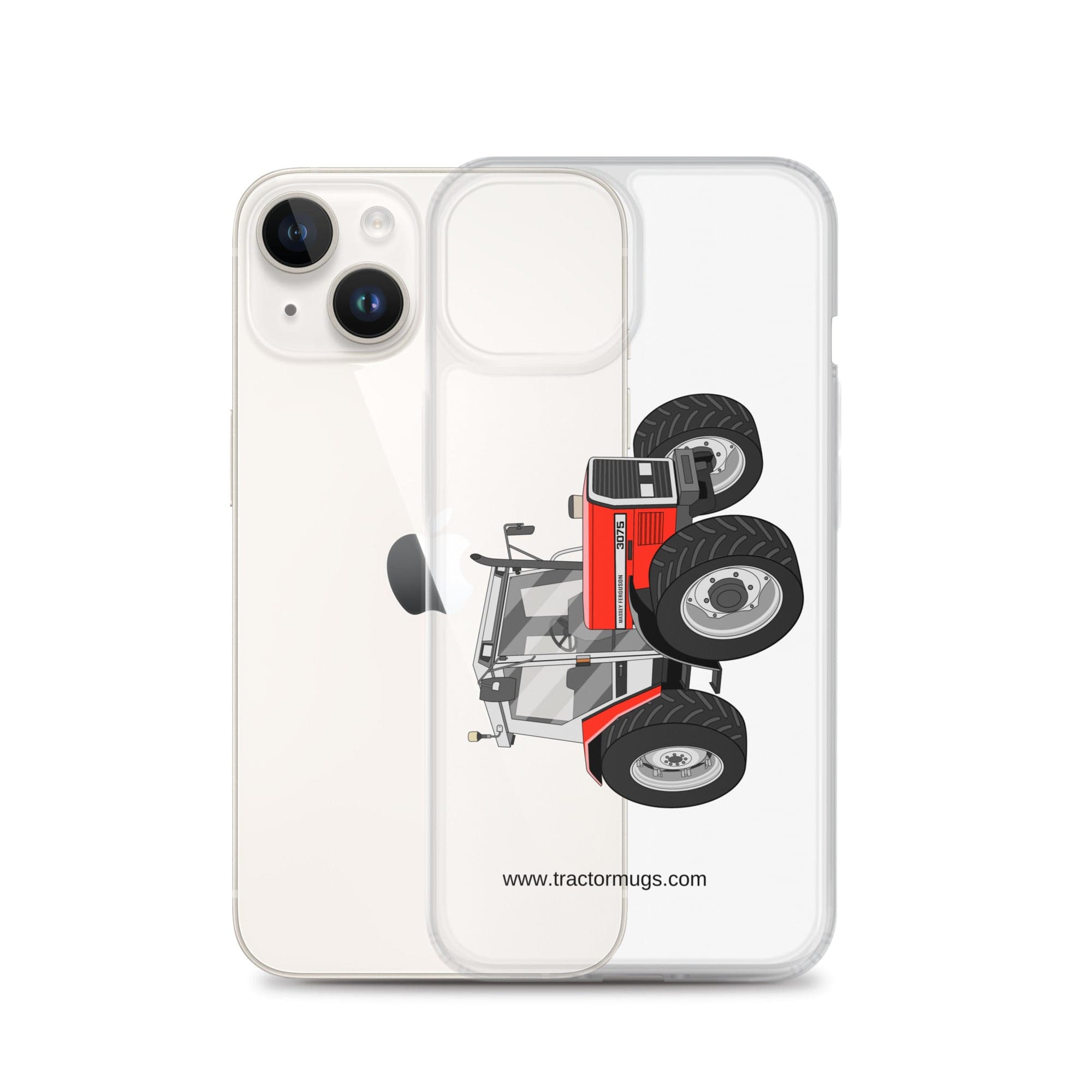 The Tractor Mugs Store Massey Ferguson 3075 |  Clear Case for iPhone® Quality Farmers Merch