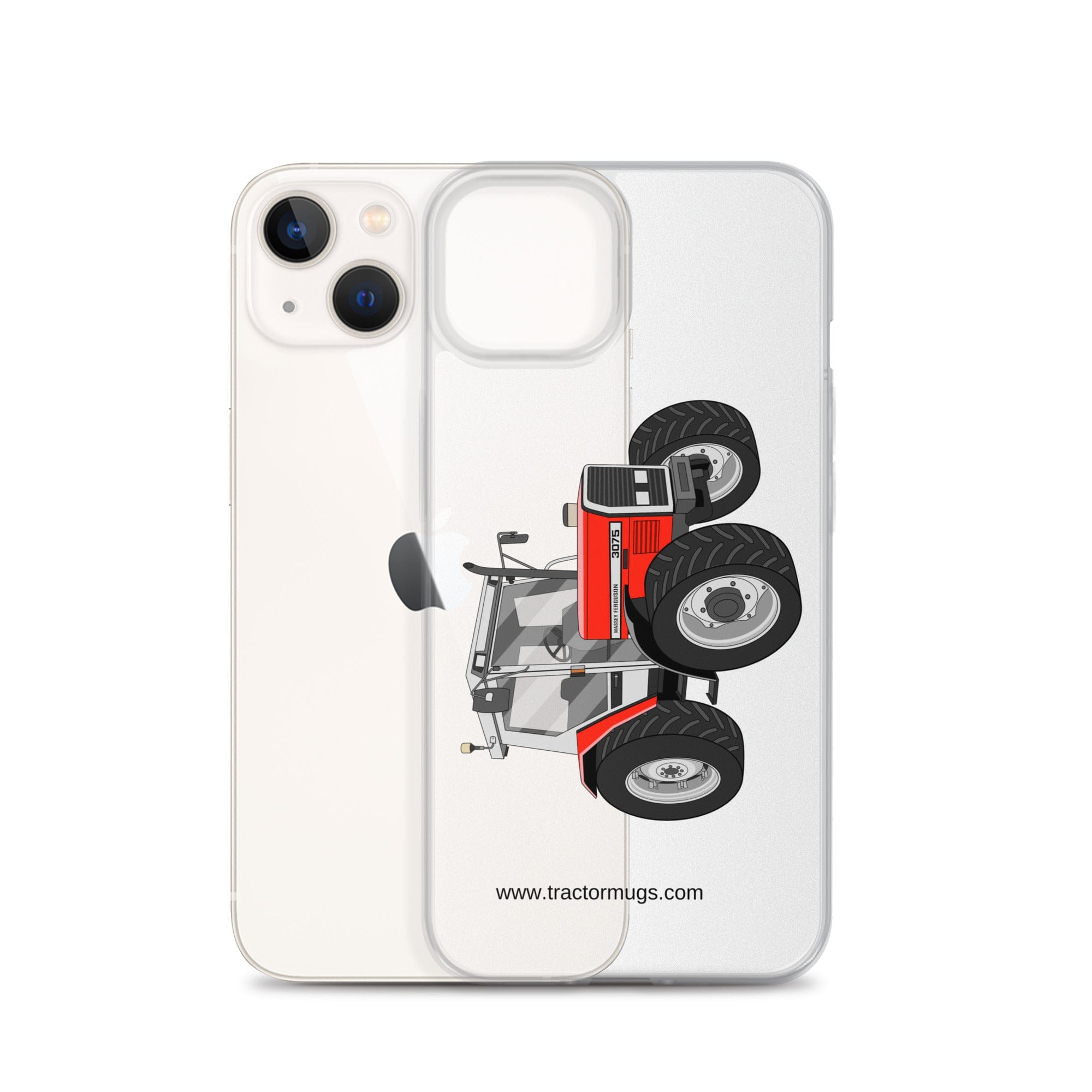The Tractor Mugs Store Massey Ferguson 3075 |  Clear Case for iPhone® Quality Farmers Merch