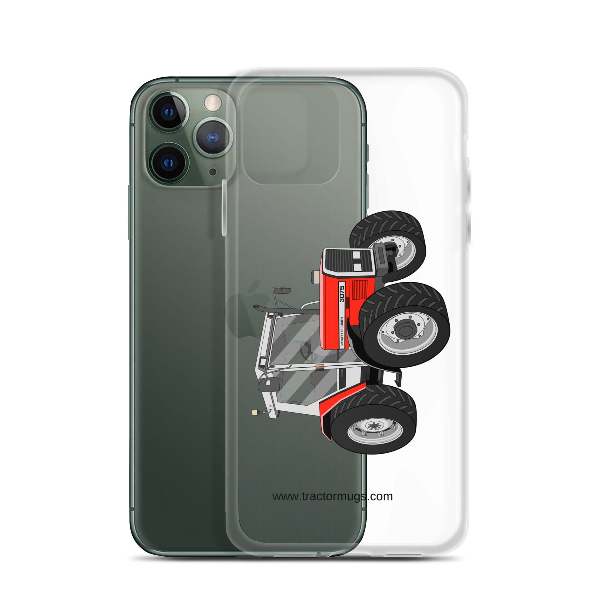 The Tractor Mugs Store Massey Ferguson 3075 |  Clear Case for iPhone® Quality Farmers Merch