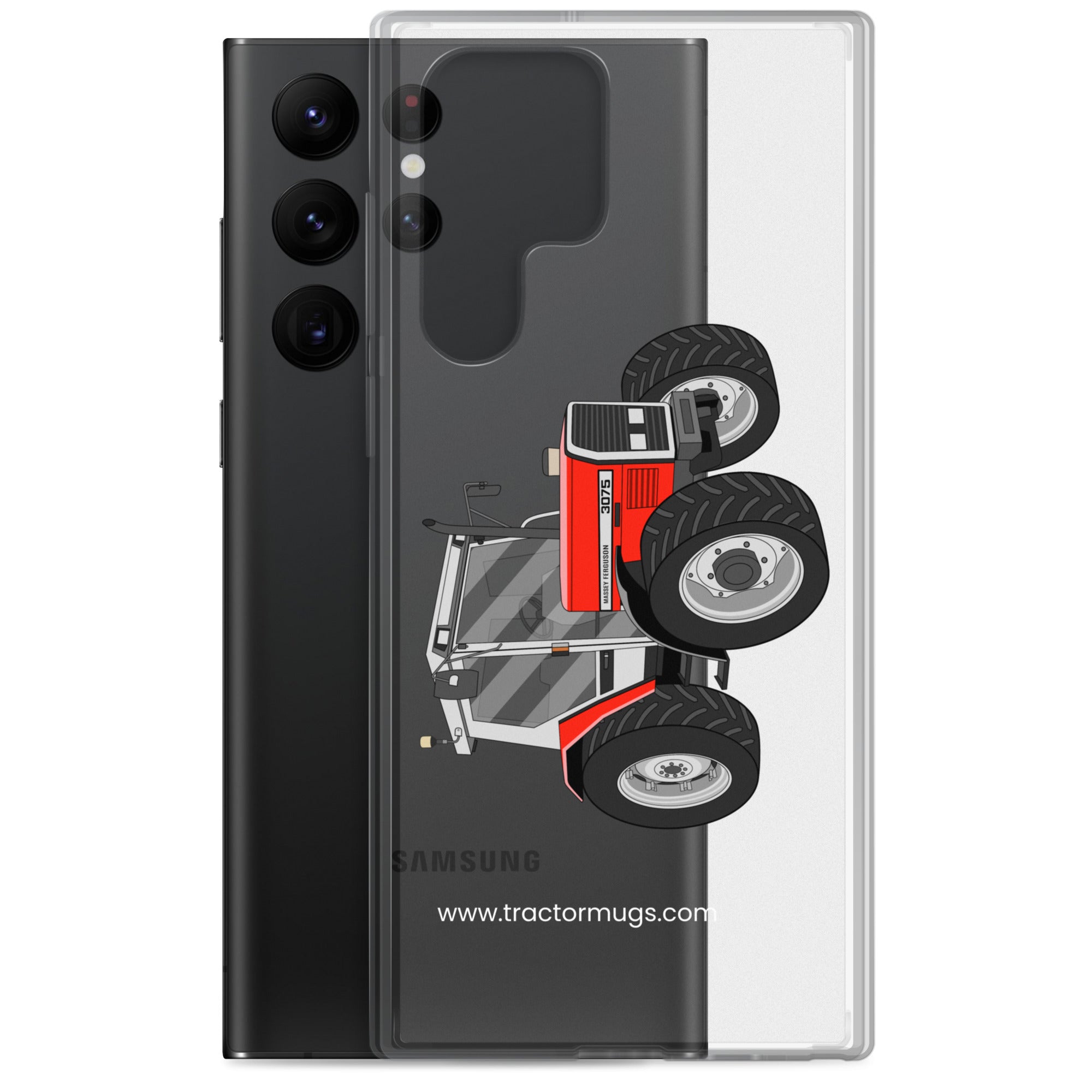 The Tractor Mugs Store Massey Ferguson 3075  |  Clear Case for Samsung® Quality Farmers Merch