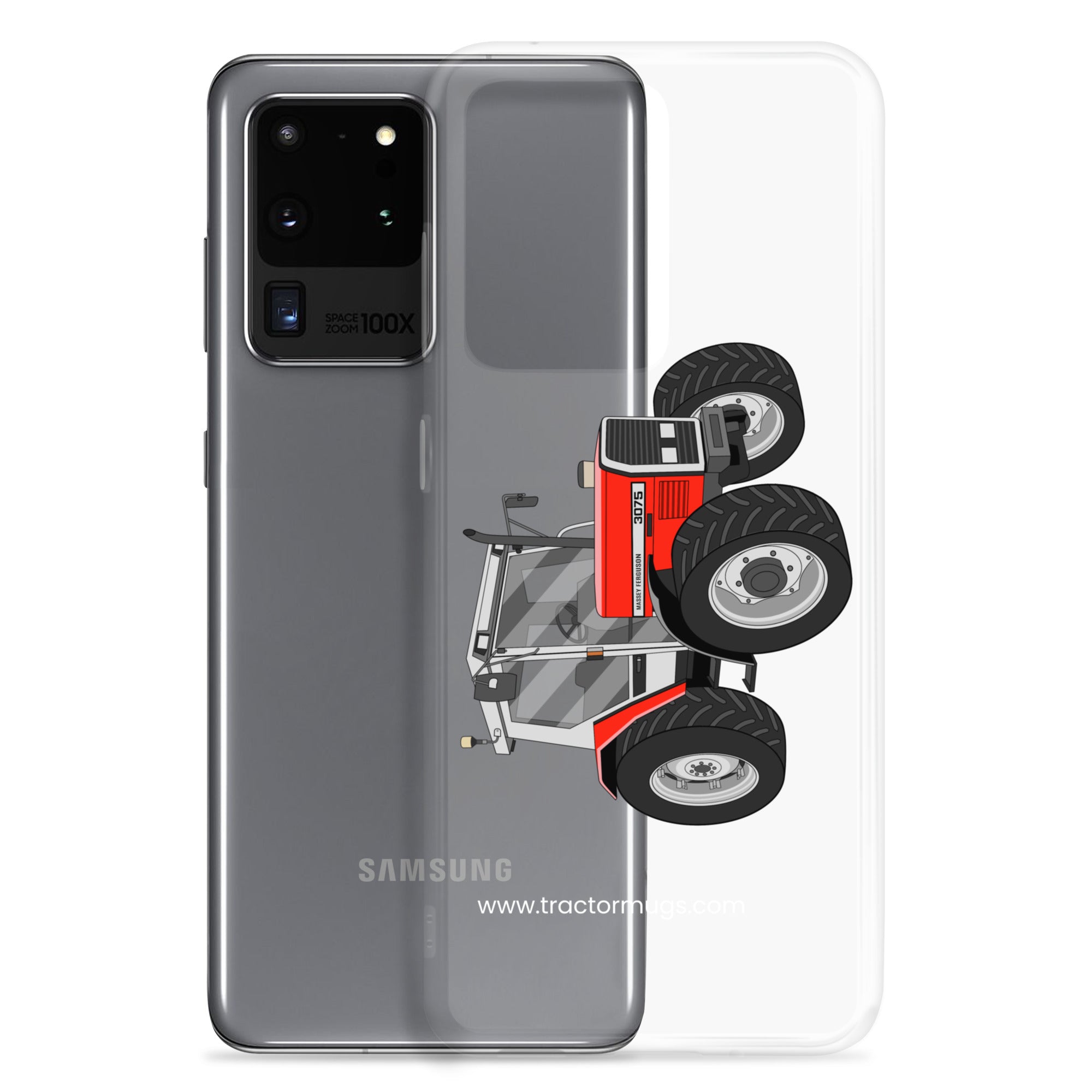 The Tractor Mugs Store Massey Ferguson 3075  |  Clear Case for Samsung® Quality Farmers Merch
