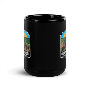 The Tractor Mugs Store Massey Ferguson 3075 OLD SCHOOL MASSEY Bright | Black Mug Quality Farmers Merch