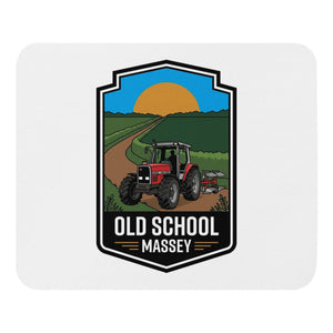 The Tractor Mugs Store Massey Ferguson 3075 OLD SCHOOL MASSEY Bright | Mouse Mat Quality Farmers Merch