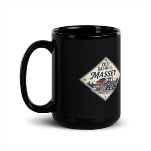 The Tractor Mugs Store Massey Ferguson 3075 OLD SCHOOL MASSEY Heritage | Black Mug Quality Farmers Merch