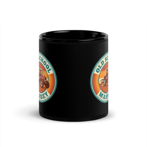 The Tractor Mugs Store Massey Ferguson 3075 OLD SCHOOL MASSEY Retro | Black Mug Quality Farmers Merch
