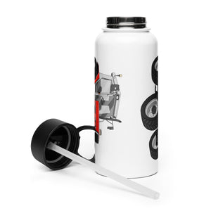 The Tractor Mugs Store Massey Ferguson 3075  | Stainless Steel Water Bottle Quality Farmers Merch