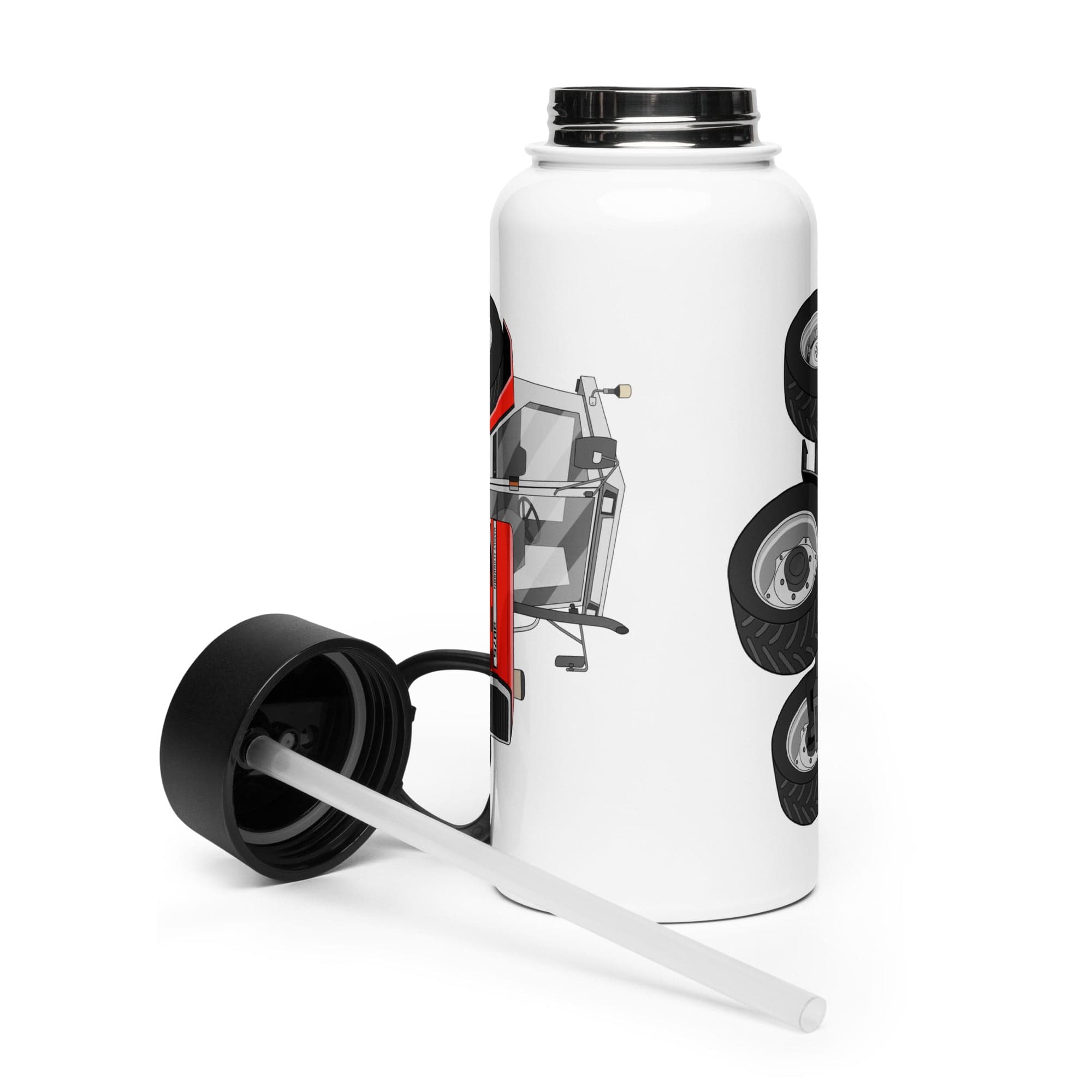 The Tractor Mugs Store Massey Ferguson 3075  | Stainless Steel Water Bottle Quality Farmers Merch