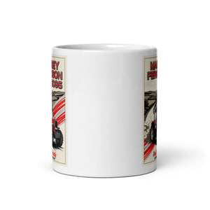 The Tractor Mugs Store Massey Ferguson 3095 | White Glossy Mug Quality Farmers Merch