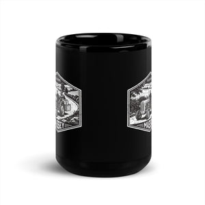 The Tractor Mugs Store Massey Ferguson 35X OLD SCHOOL MASSEY Moose | Black Mug Quality Farmers Merch