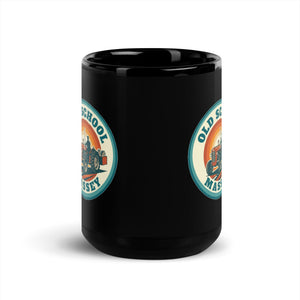 The Tractor Mugs Store Massey Ferguson 35X OLD SCHOOL MASSEY Retro | Black Mug Quality Farmers Merch