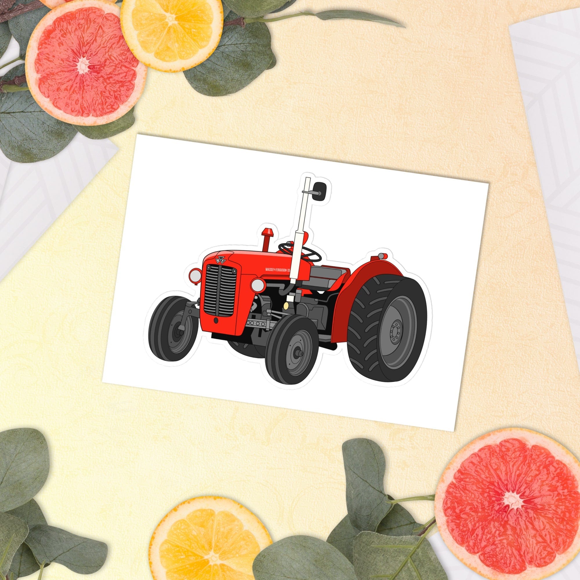 The Tractor Mugs Store Massey Ferguson 35X | Sticker sheet Quality Farmers Merch