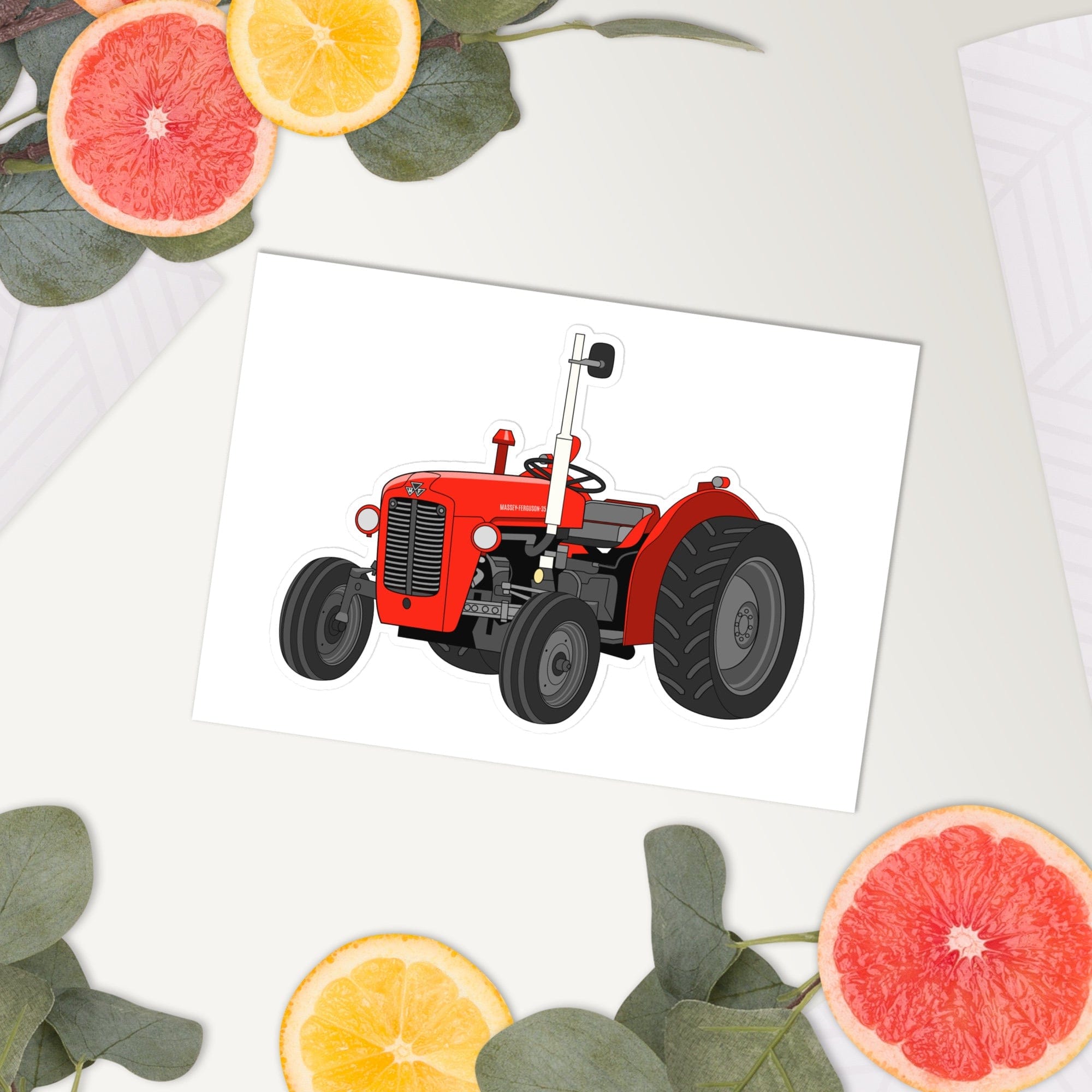 The Tractor Mugs Store Massey Ferguson 35X | Sticker sheet Quality Farmers Merch