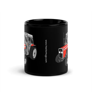 The Tractor Mugs Store Massey Ferguson 362 | Black Glossy Mug Quality Farmers Merch
