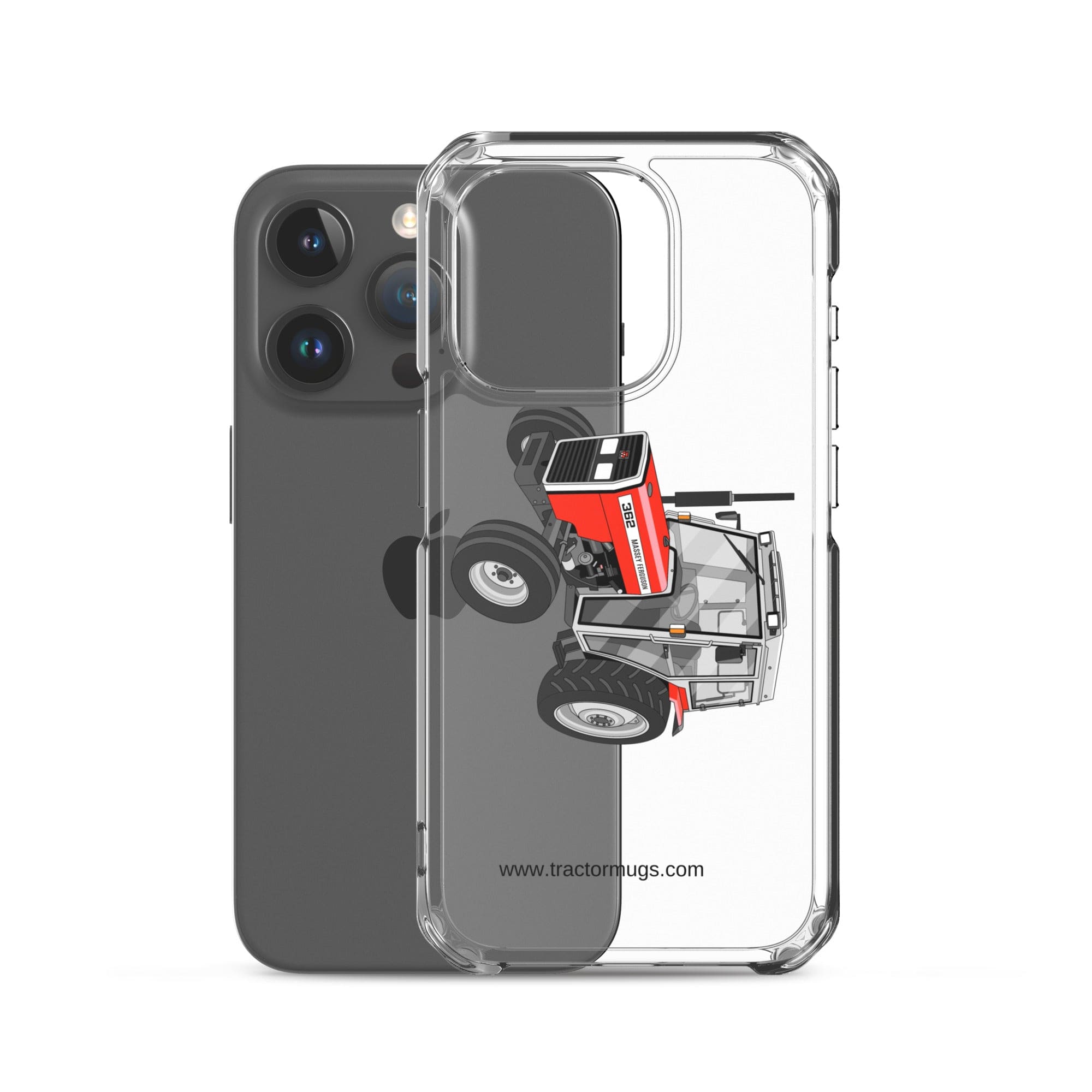 The Tractor Mugs Store Massey Ferguson 362 | Clear Case for iPhone® Quality Farmers Merch