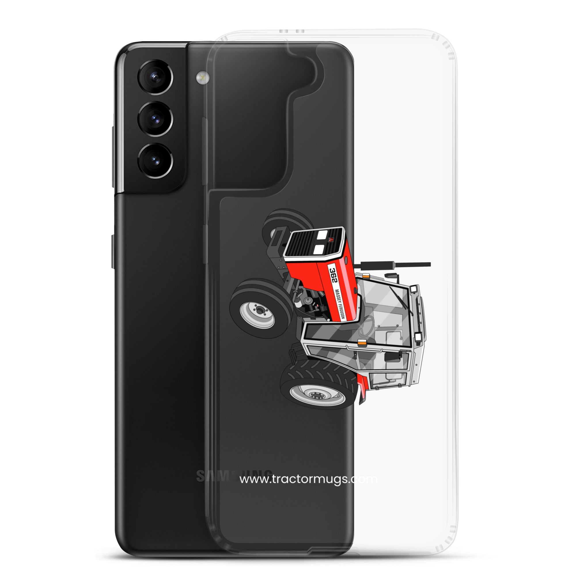 The Tractor Mugs Store Massey Ferguson 362 | Clear Case for Samsung® Quality Farmers Merch