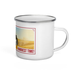 The Tractor Mugs Store Massey Ferguson 390T NO TIME LIKE HARVEST TIME! | Enamel Mug Quality Farmers Merch