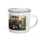 The Tractor Mugs Store Massey Ferguson 6180 | Art Deco Enamel Mug Quality Farmers Merch