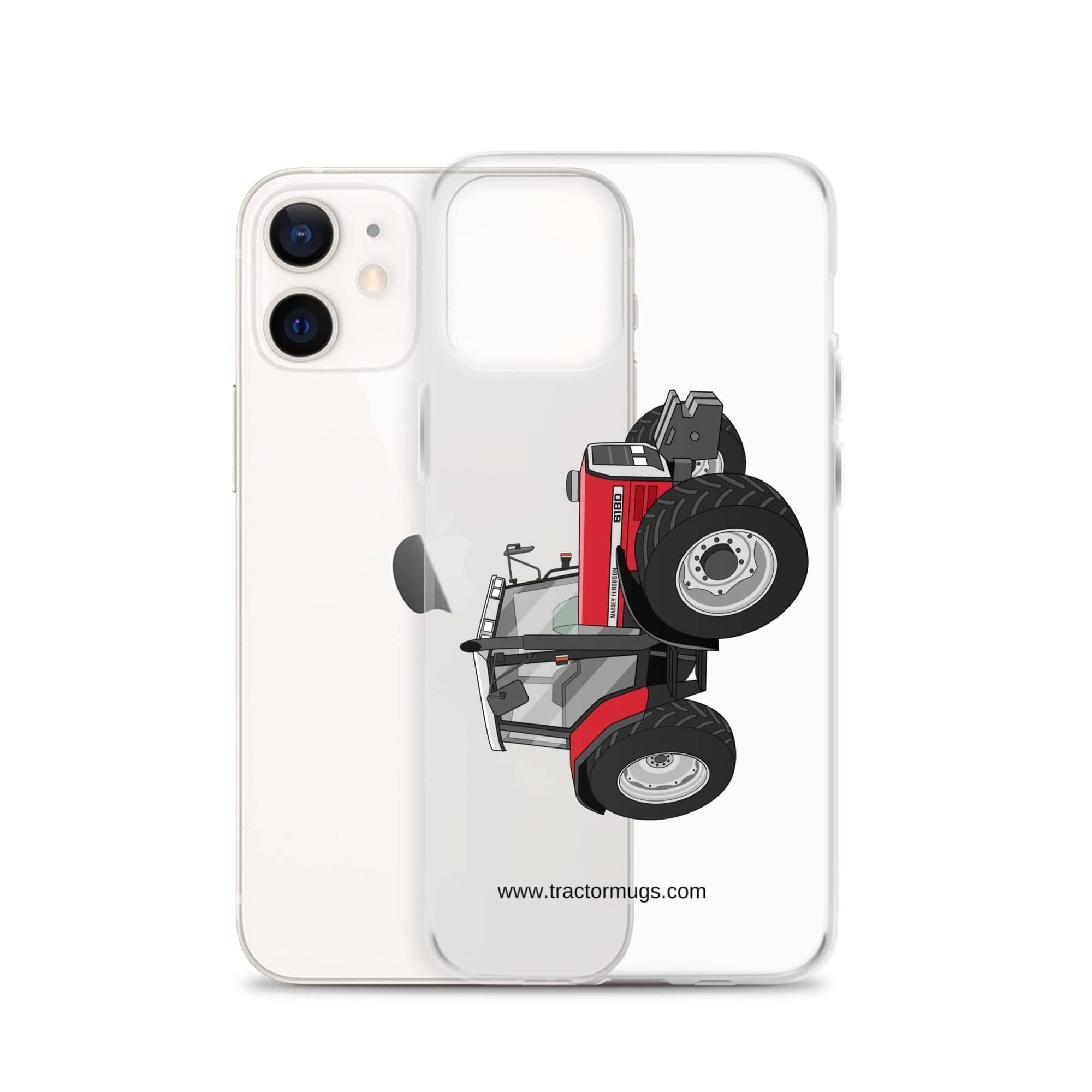 The Tractor Mugs Store Massey Ferguson 6180 | Clear Case for iPhone® Quality Farmers Merch