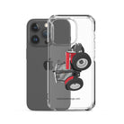 The Tractor Mugs Store Massey Ferguson 6180 | Clear Case for iPhone® Quality Farmers Merch