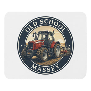 The Tractor Mugs Store Massey Ferguson 6480 OLD SCHOOL MASSEY Engraving | Mouse Mat Quality Farmers Merch