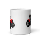 The Tractor Mugs Store Massey Ferguson 6480 | White glossy mug Quality Farmers Merch